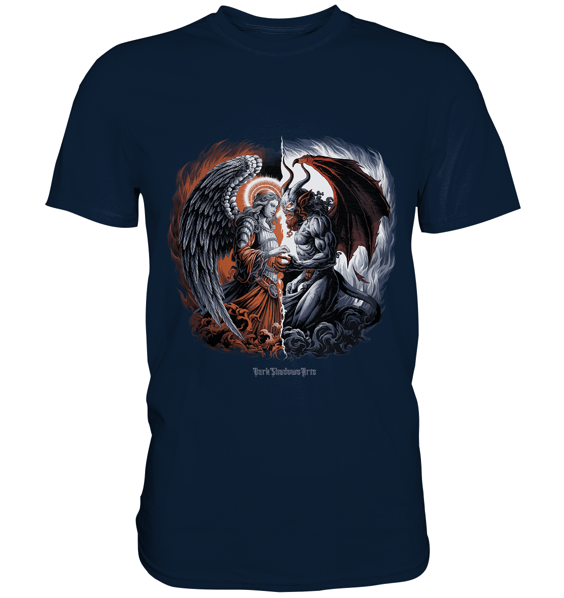 Das Gleichgewicht von Licht und Dunkelheit - Premium Shirt | Unisex - Shirts | Dark Shadows Arts