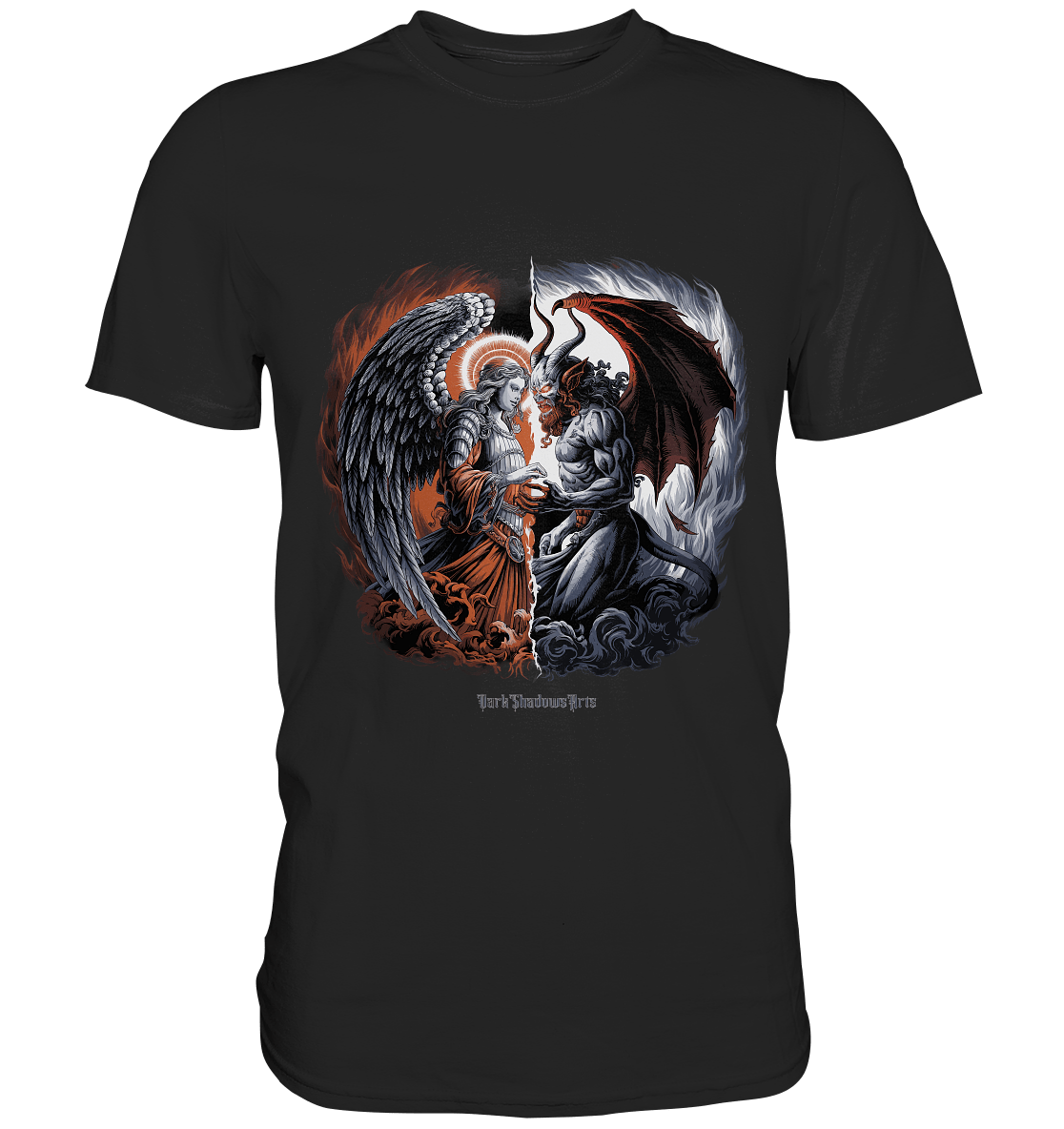 Das Gleichgewicht von Licht und Dunkelheit - Premium Shirt | Unisex - Shirts | Dark Shadows Arts