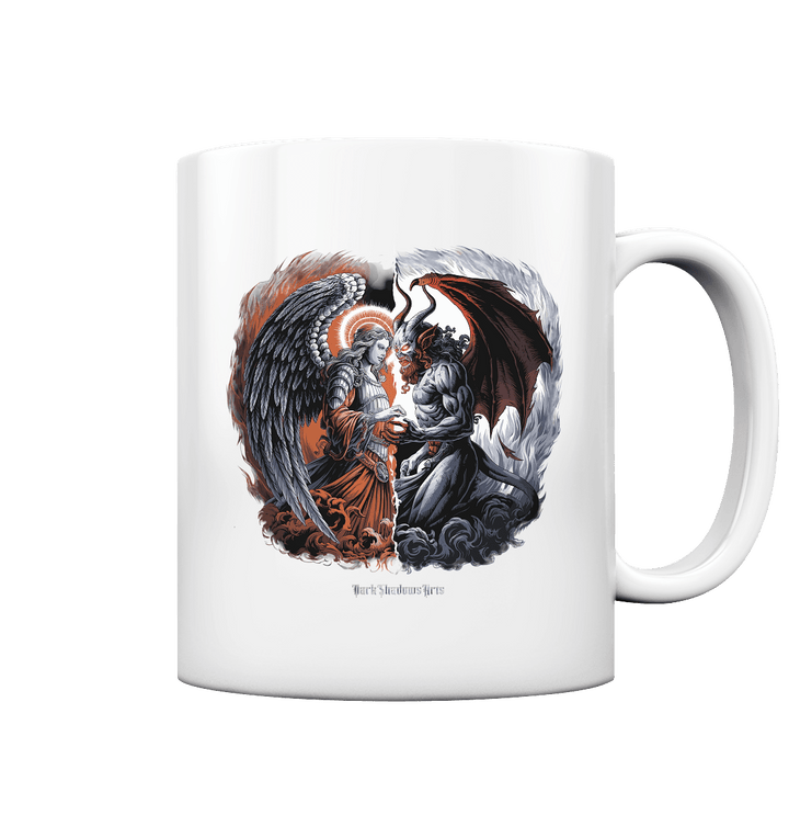 Das Gleichgewicht von Licht und Dunkelheit - Tasse glossy | Trinkgefäße | Dark Shadows Arts