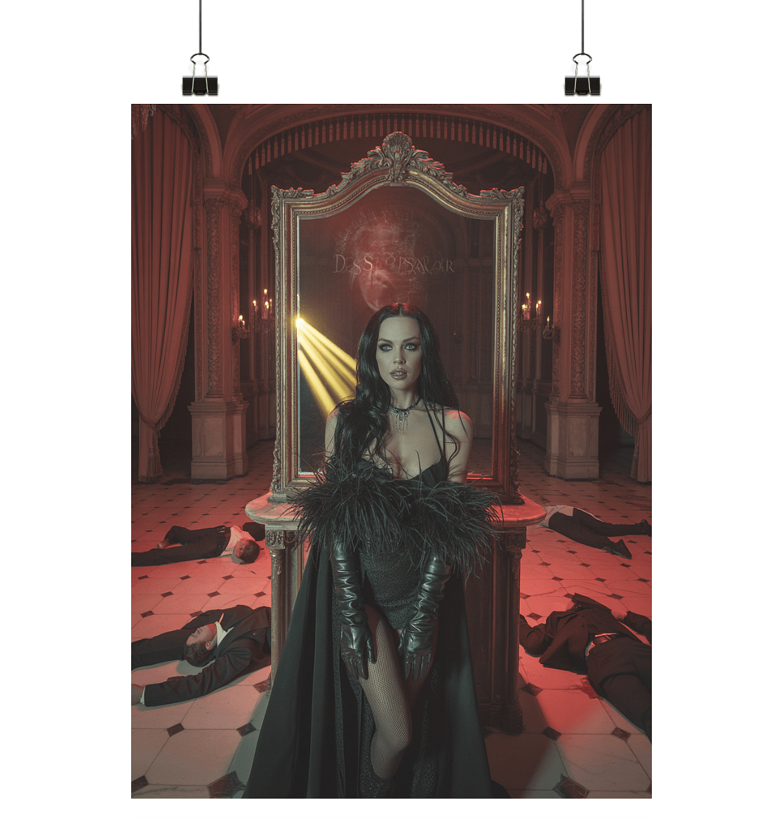 Daughter of Lilith - Die tödliche Eleganz der dunklen Verführerin - Poster Din A1 (hoch) | Wall Art | Dark Shadows Arts