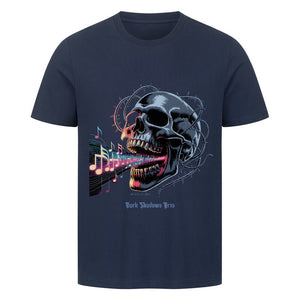 Decibel Skull - HigherBlanks Premium T-Shirt | T-Shirt | Dark Shadows Arts