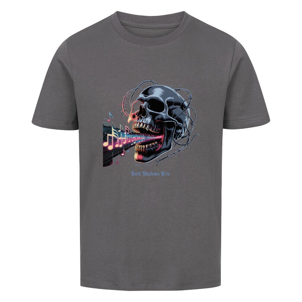 Decibel Skull - Premium Organic Shirt Kids | T-Shirt | Dark Shadows Arts