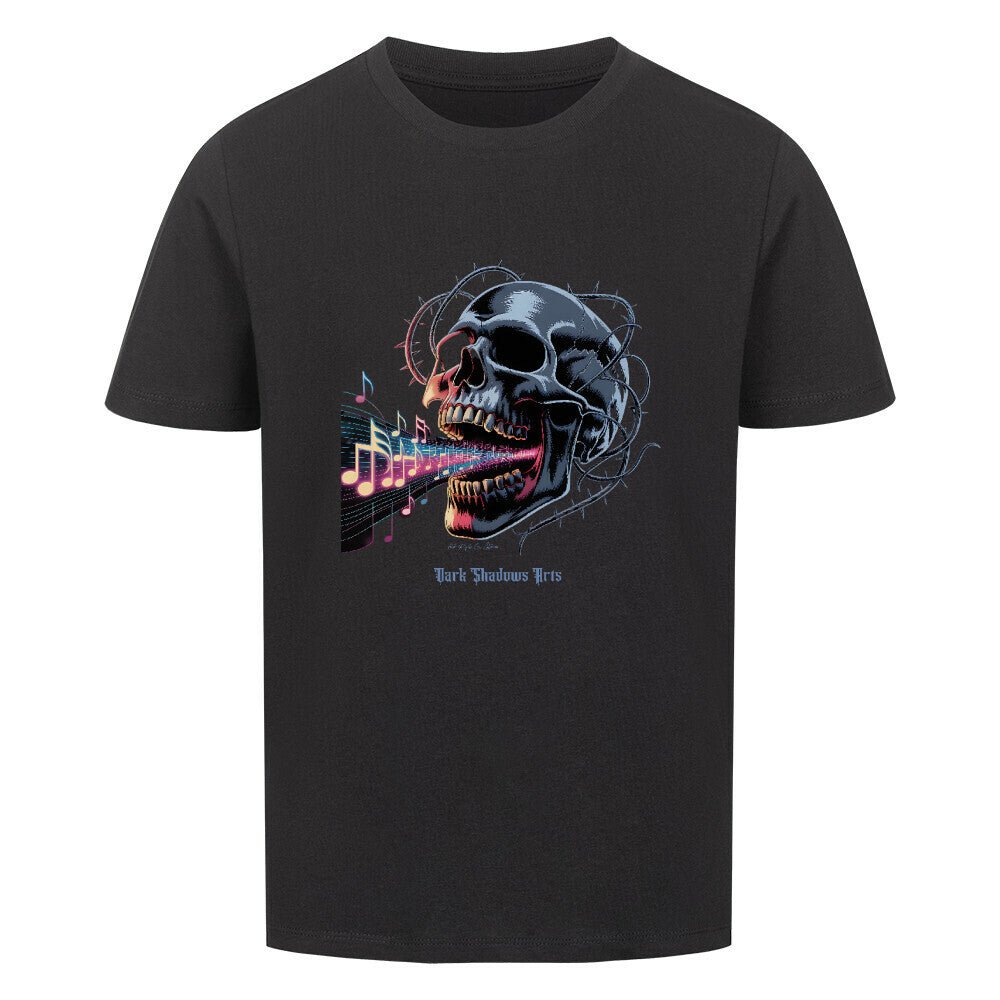 Decibel Skull - Premium Organic Shirt Kids | T-Shirt | Dark Shadows Arts