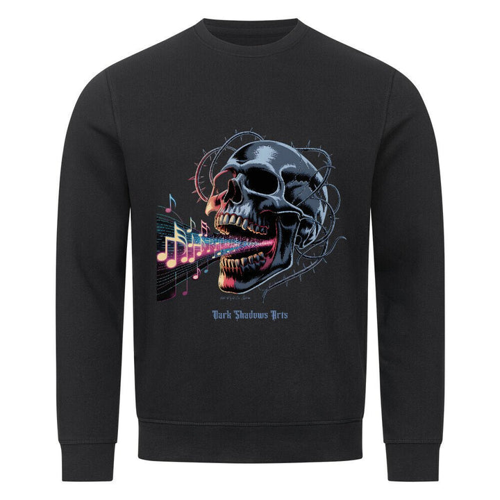 Decibel Skull - Premium Organic Sweatshirt | Sweatshirt | Dark Shadows Arts