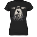 Defiant Bones – Erhobenes Skelett in mystischem Nebel - DSA - Ladies Premium Shirt | Lady - Shirts | Dark Shadows Arts