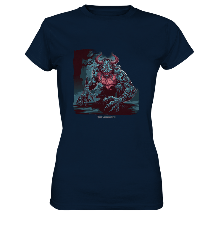 Demon of the Jungle Enraged Sentinel - Ladies Premium Shirt | Lady - Shirts | Dark Shadows Arts