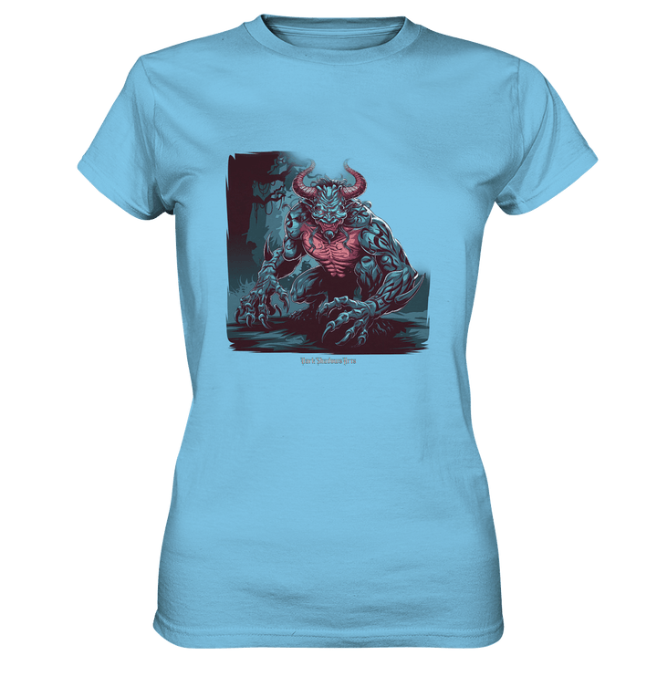 Demon of the Jungle Enraged Sentinel - Ladies Premium Shirt | Lady - Shirts | Dark Shadows Arts