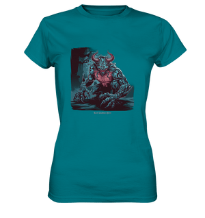 Demon of the Jungle Enraged Sentinel - Ladies Premium Shirt | Lady - Shirts | Dark Shadows Arts
