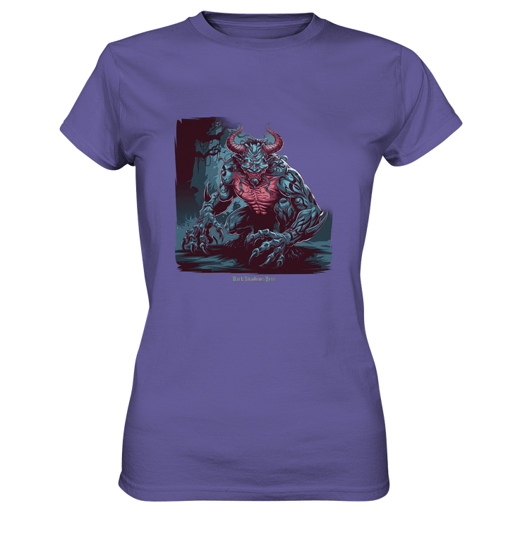 Demon of the Jungle Enraged Sentinel - Ladies Premium Shirt | Lady - Shirts | Dark Shadows Arts