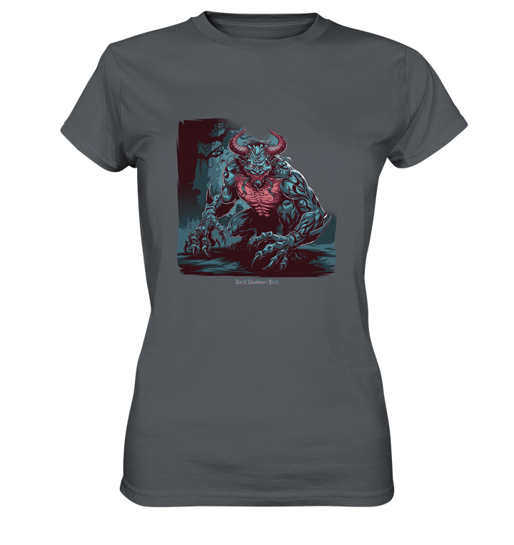 Demon of the Jungle Enraged Sentinel - Ladies Premium Shirt | Lady - Shirts | Dark Shadows Arts