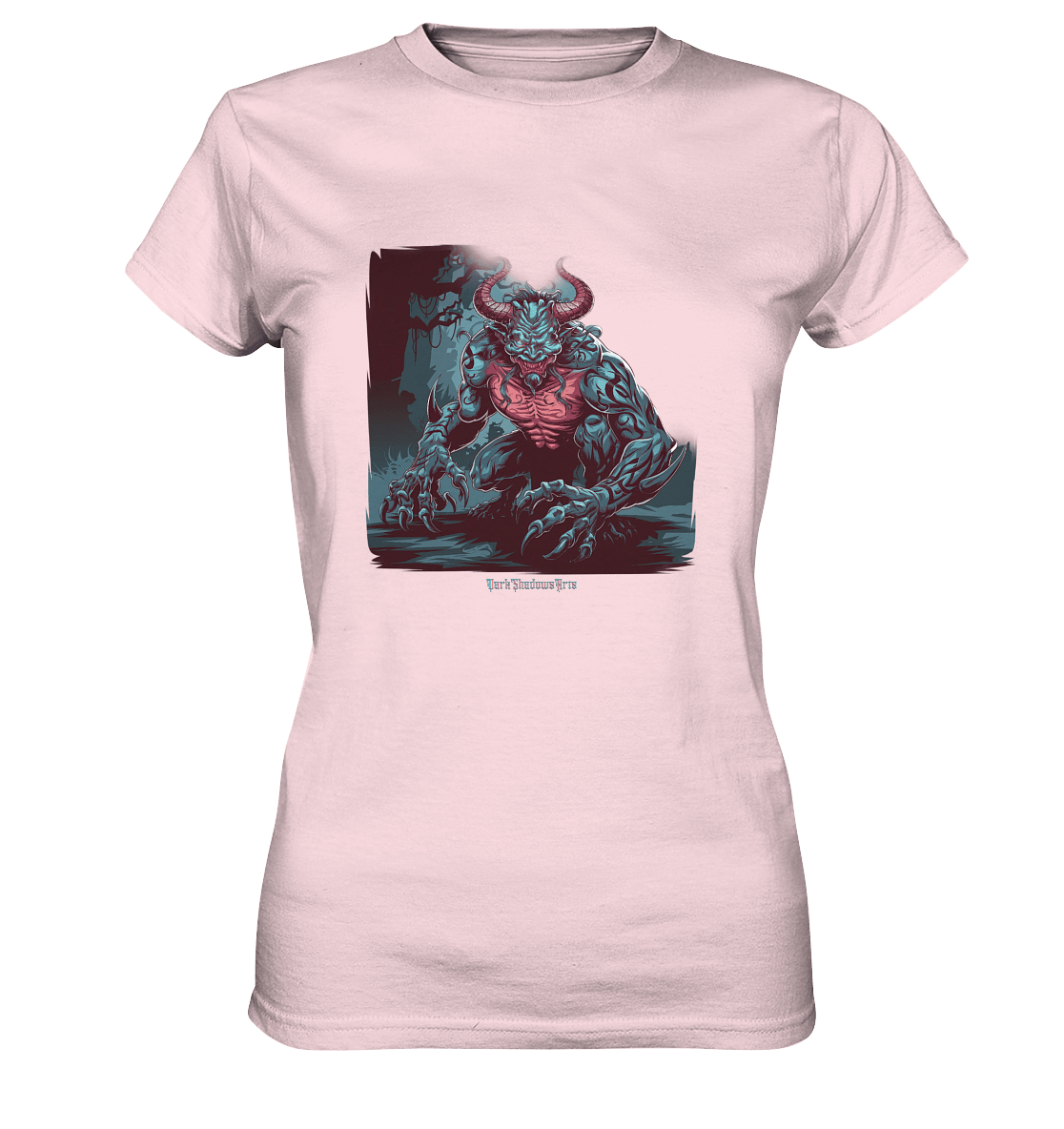 Demon of the Jungle Enraged Sentinel - Ladies Premium Shirt | Lady - Shirts | Dark Shadows Arts