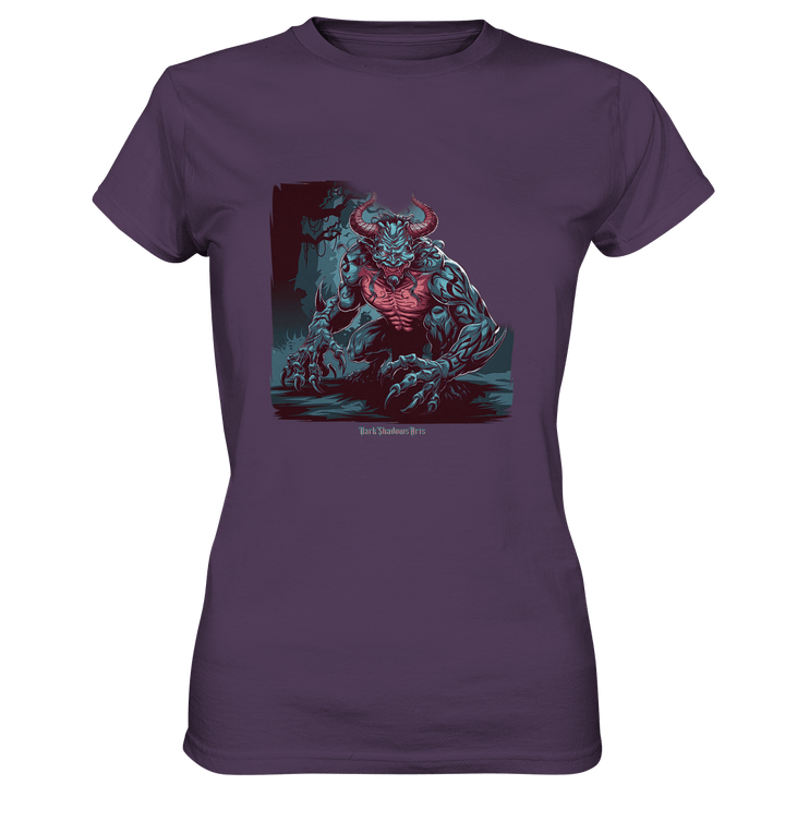 Demon of the Jungle Enraged Sentinel - Ladies Premium Shirt | Lady - Shirts | Dark Shadows Arts