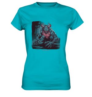 Demon of the Jungle Enraged Sentinel - Ladies Premium Shirt | Lady - Shirts | Dark Shadows Arts