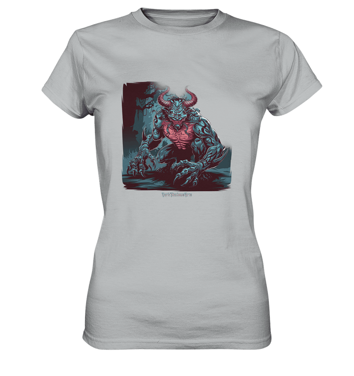 Demon of the Jungle Enraged Sentinel - Ladies Premium Shirt | Lady - Shirts | Dark Shadows Arts