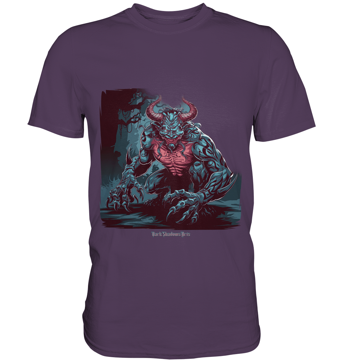 Demon of the Jungle Enraged Sentinel - Premium Shirt | Unisex - Shirts | Dark Shadows Arts