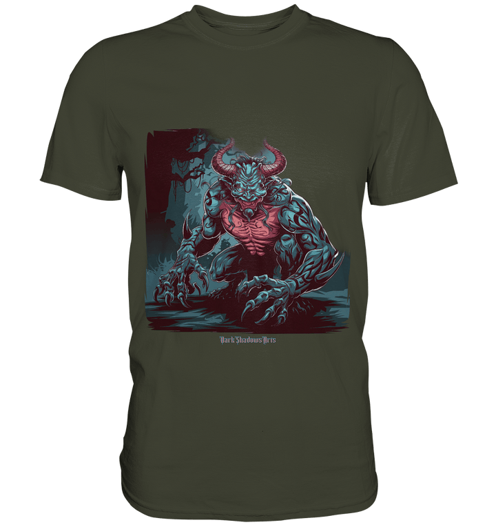 Demon of the Jungle Enraged Sentinel - Premium Shirt | Unisex - Shirts | Dark Shadows Arts