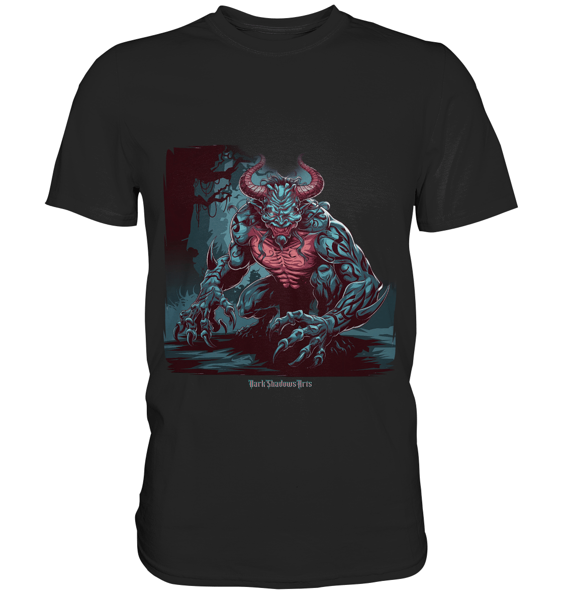Demon of the Jungle Enraged Sentinel - Premium Shirt | Unisex - Shirts | Dark Shadows Arts
