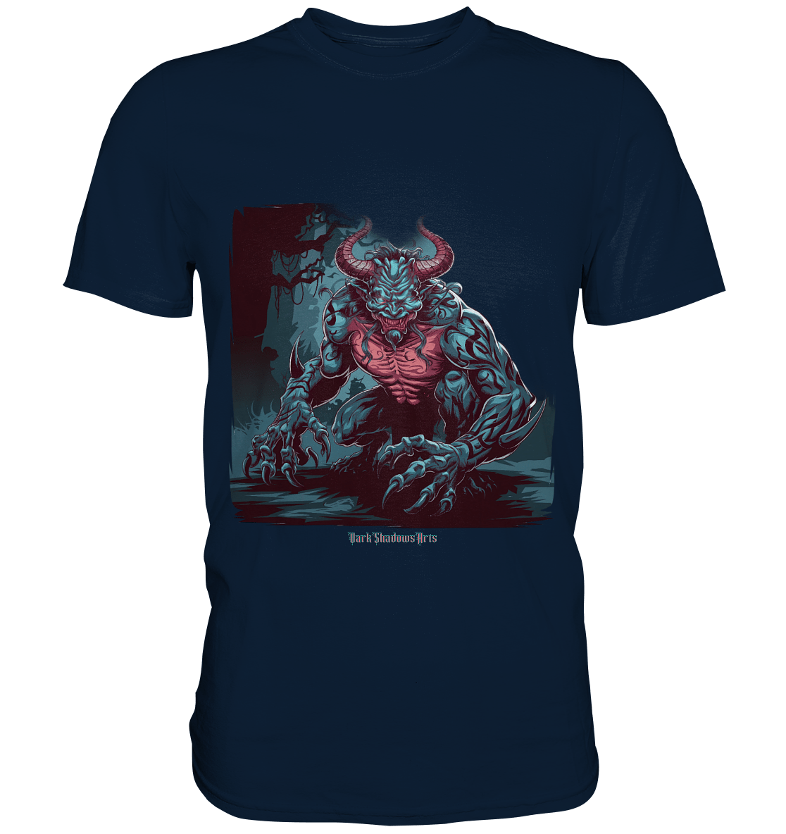Demon of the Jungle Enraged Sentinel - Premium Shirt | Unisex - Shirts | Dark Shadows Arts
