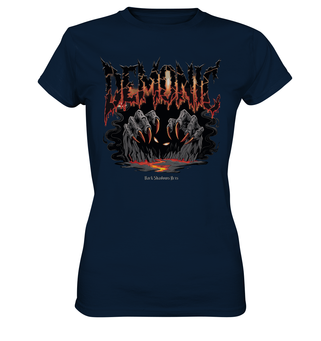 Demonic - Aus dem Abgrund auferstehend - Ladies Premium Shirt | Lady - Shirts | Dark Shadows Arts
