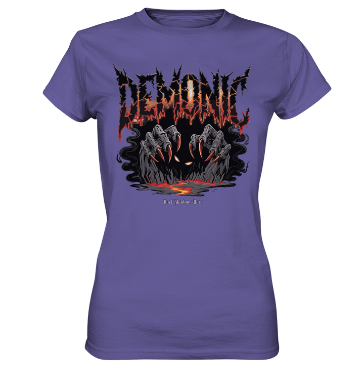 Demonic - Aus dem Abgrund auferstehend - Ladies Premium Shirt | Lady - Shirts | Dark Shadows Arts
