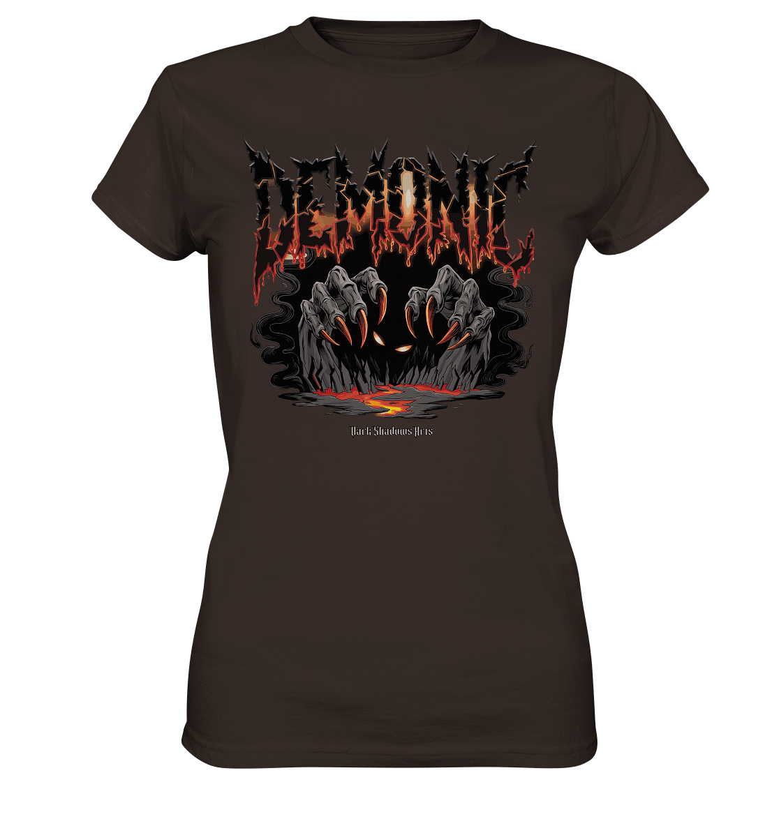 Demonic - Aus dem Abgrund auferstehend - Ladies Premium Shirt | Lady - Shirts | Dark Shadows Arts