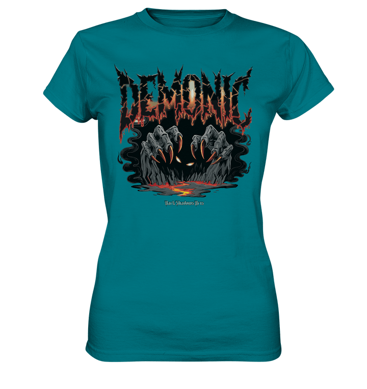 Demonic - Aus dem Abgrund auferstehend - Ladies Premium Shirt | Lady - Shirts | Dark Shadows Arts