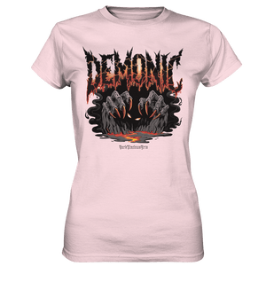 Demonic - Aus dem Abgrund auferstehend - Ladies Premium Shirt | Lady - Shirts | Dark Shadows Arts