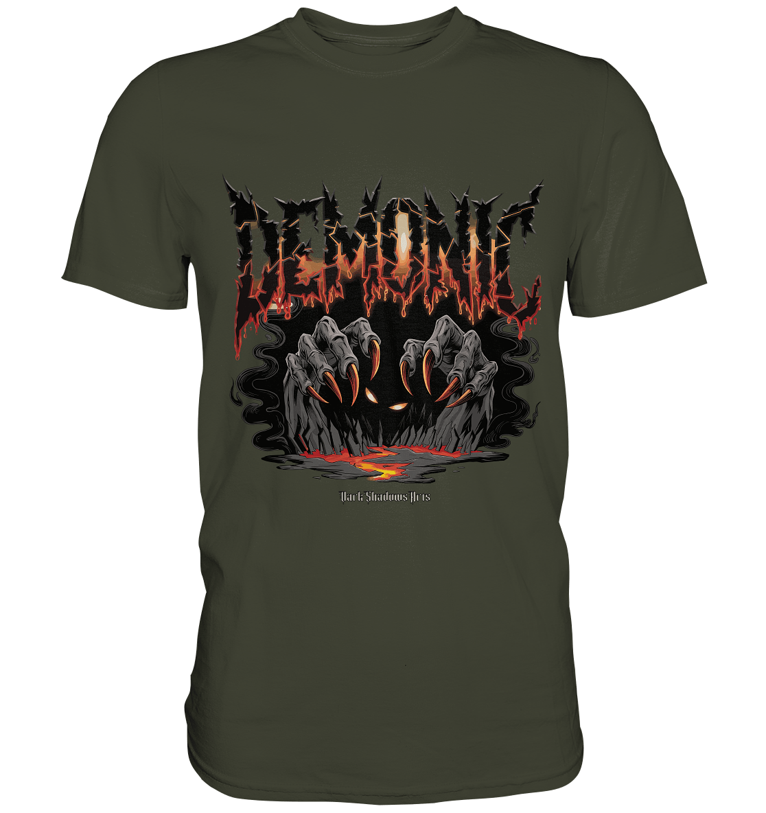 Demonic - Aus dem Abgrund auferstehend - Premium Shirt | Unisex - Shirts | Dark Shadows Arts