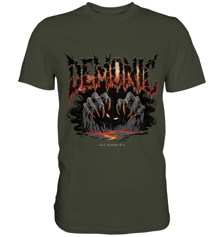 Demonic - Aus dem Abgrund auferstehend - Premium Shirt | Unisex - Shirts | Dark Shadows Arts