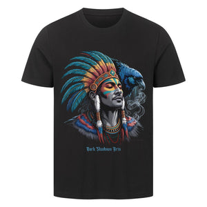 Der Schamane der verlorenen Zeit - HigherBlanks Premium T-Shirt | T-Shirt | Dark Shadows Arts