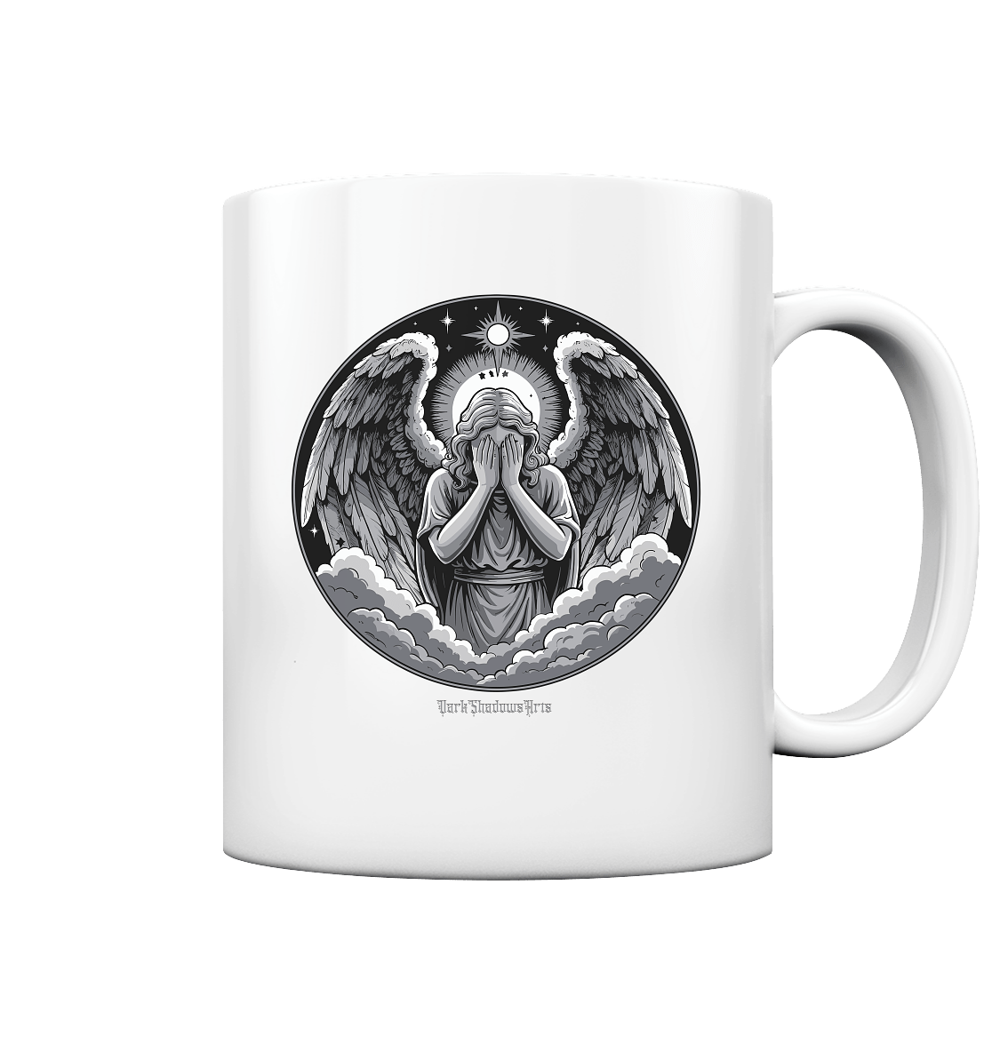 Der weinende Engel - Tasse glossy | Trinkgefäße | Dark Shadows Arts