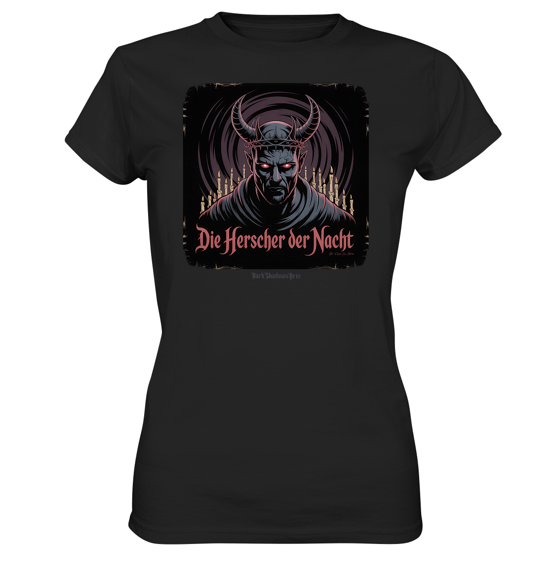 die herrscher der nacht - mystische eleganz und düstere magie - Ladies Premium Shirt | Lady - Shirts | Dark Shadows Arts