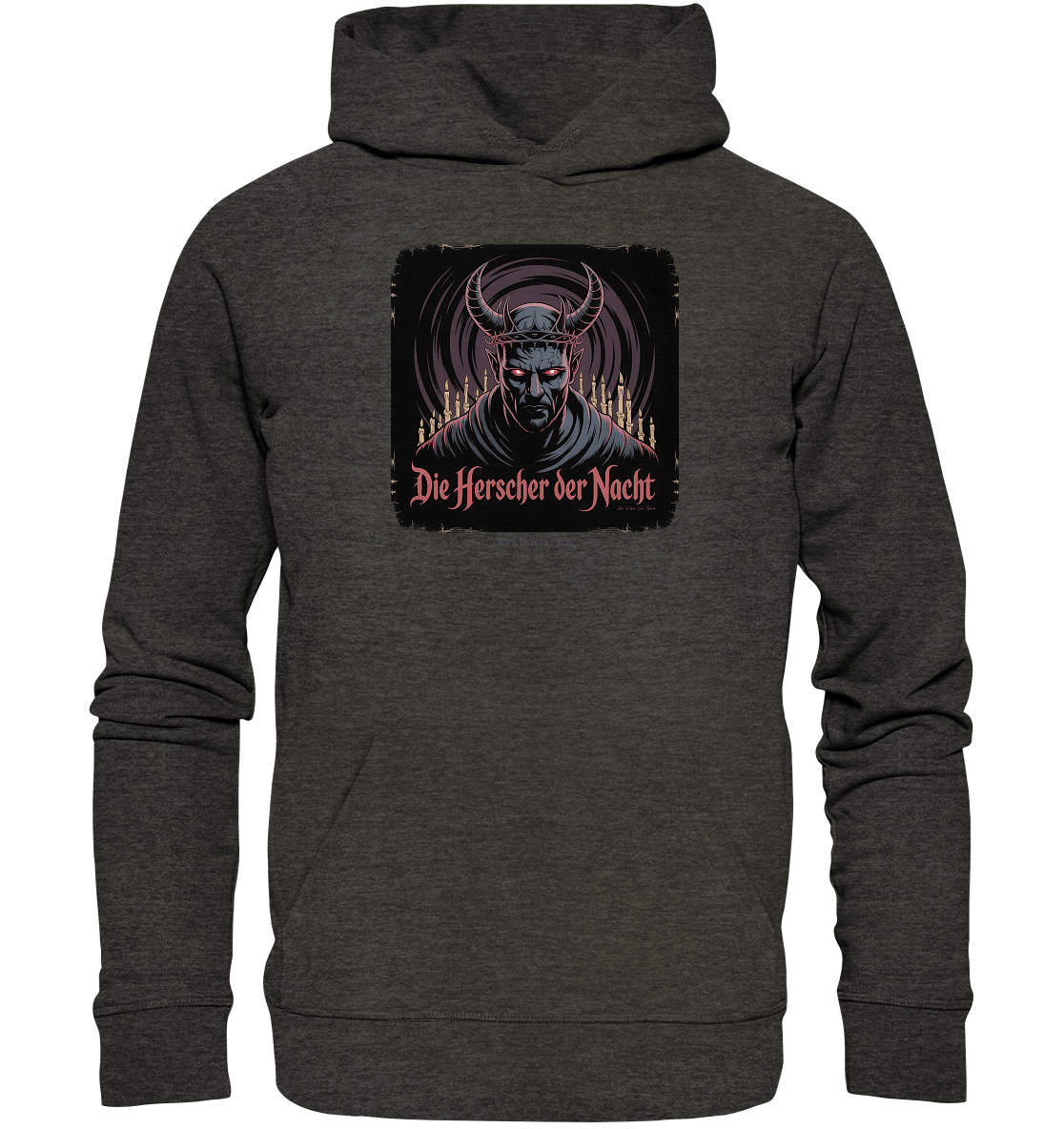 die herrscher der nacht - mystische eleganz und düstere magie - Organic Hoodie | Hoodies | Dark Shadows Arts