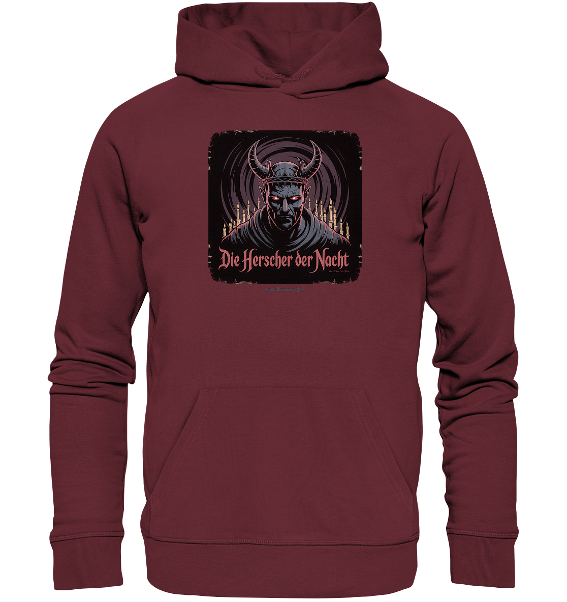 die herrscher der nacht - mystische eleganz und düstere magie - Organic Hoodie | Hoodies | Dark Shadows Arts