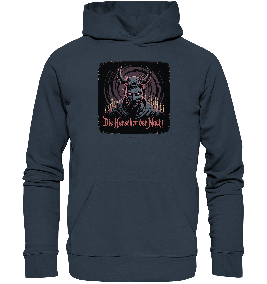 die herrscher der nacht - mystische eleganz und düstere magie - Organic Hoodie | Hoodies | Dark Shadows Arts