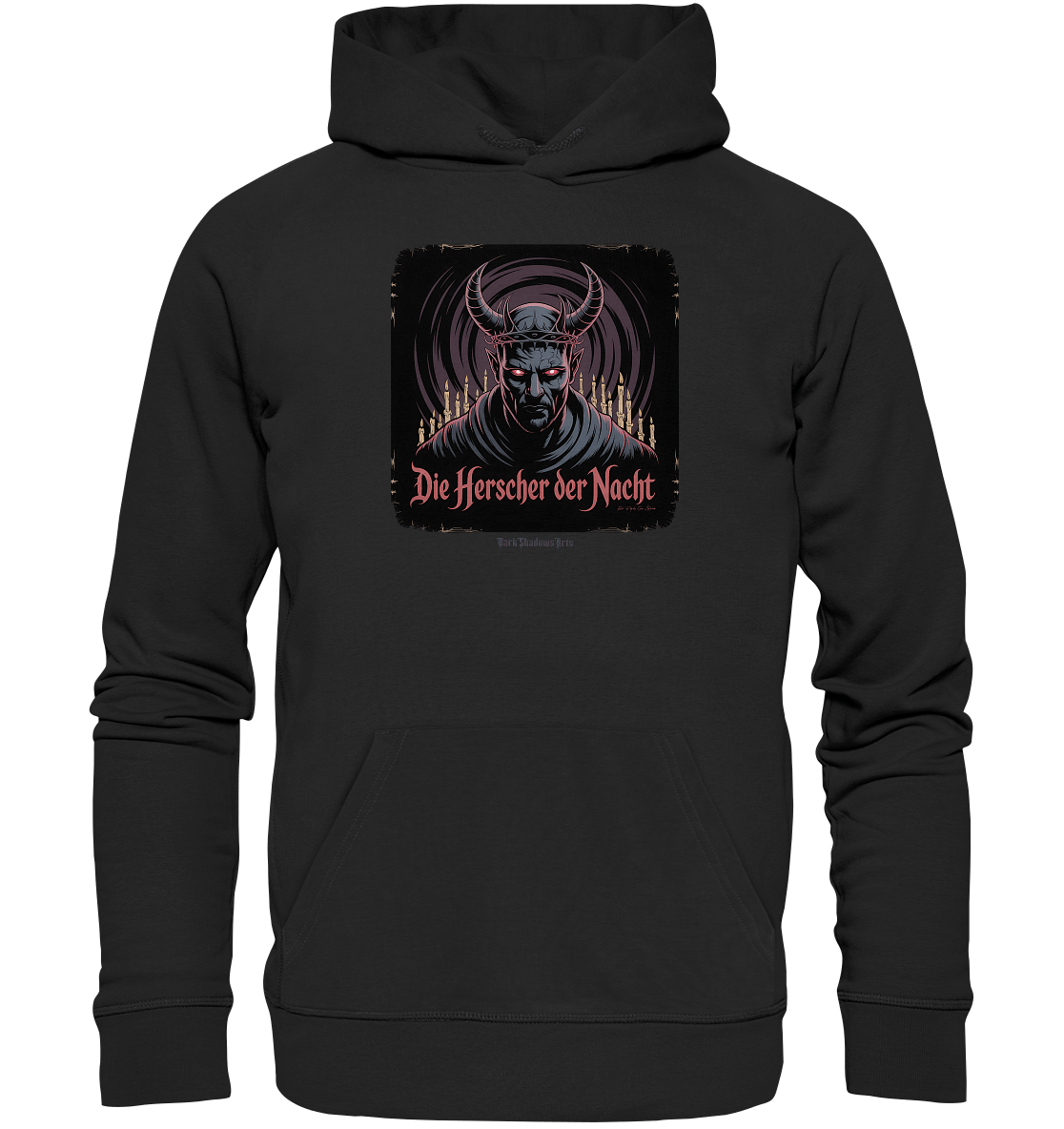 die herrscher der nacht - mystische eleganz und düstere magie - Organic Hoodie | Hoodies | Dark Shadows Arts