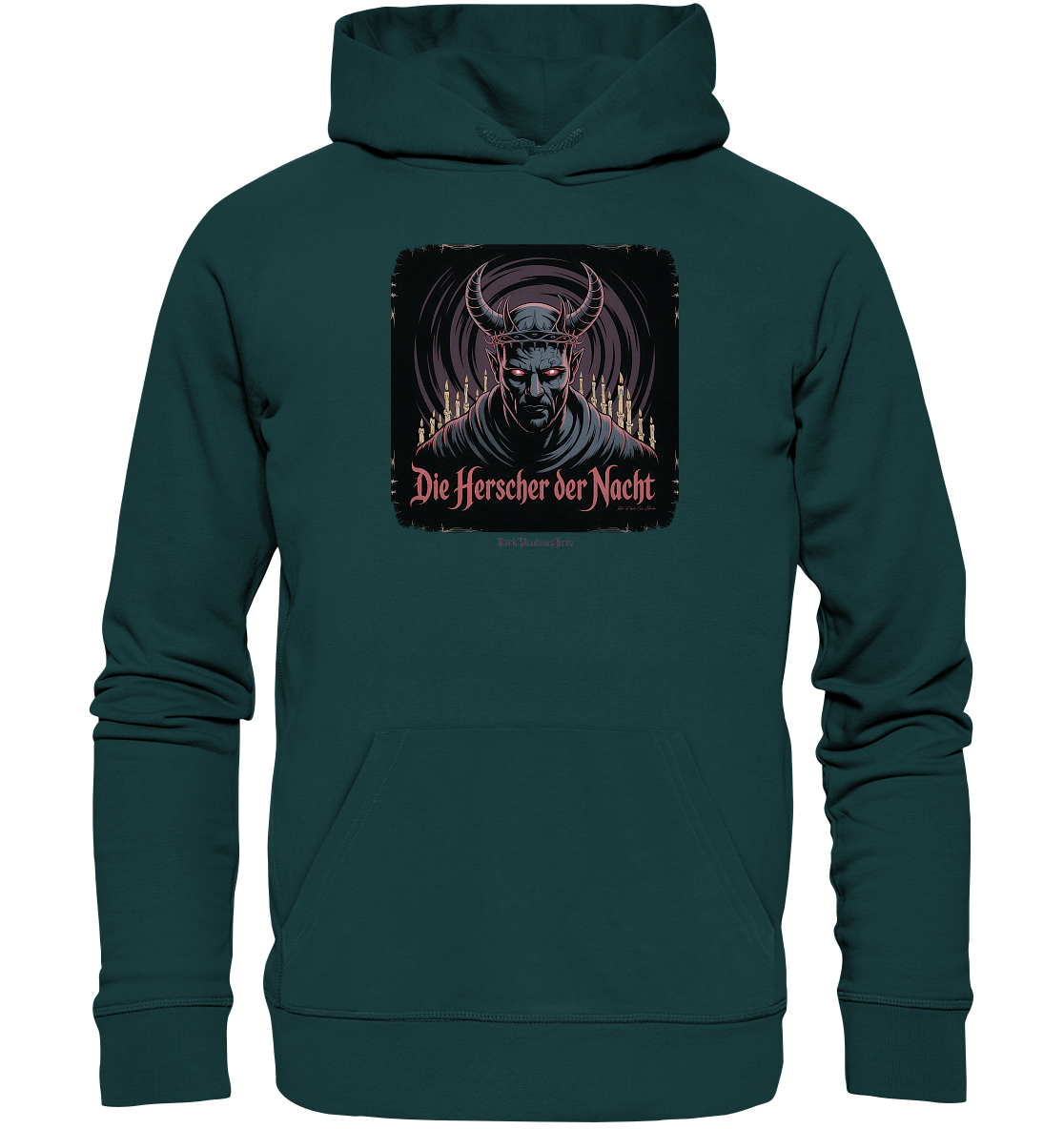 die herrscher der nacht - mystische eleganz und düstere magie - Organic Hoodie | Hoodies | Dark Shadows Arts