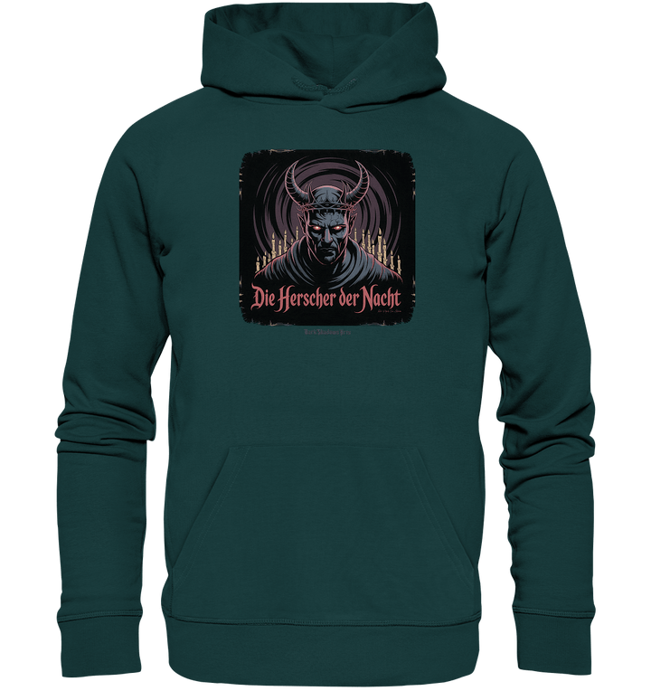 die herrscher der nacht - mystische eleganz und düstere magie - Organic Hoodie | Hoodies | Dark Shadows Arts