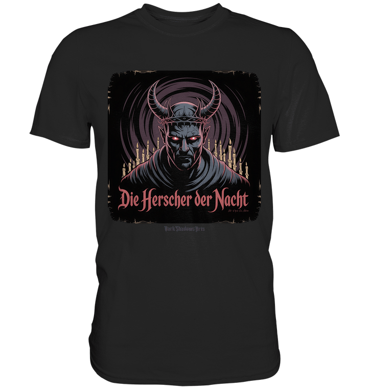 die herrscher der nacht - mystische eleganz und düstere magie - Premium Shirt | Unisex - Shirts | Dark Shadows Arts