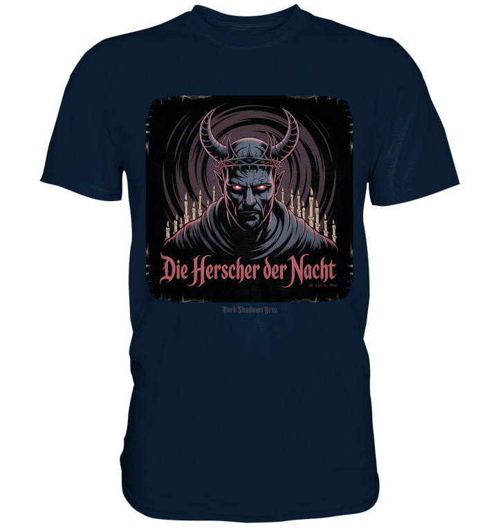 die herrscher der nacht - mystische eleganz und düstere magie - Premium Shirt | Unisex - Shirts | Dark Shadows Arts