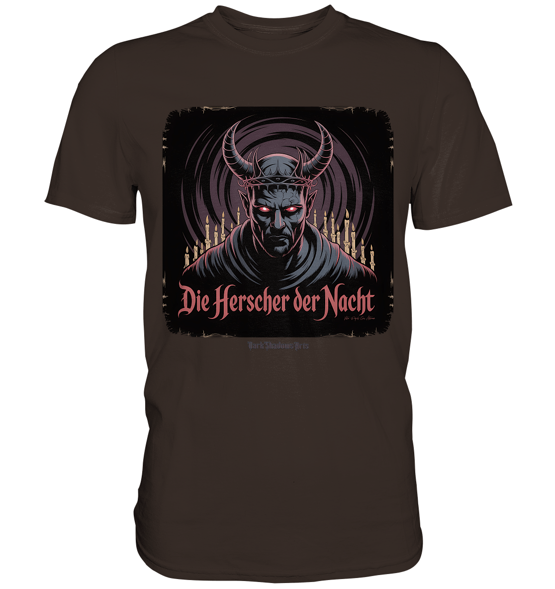 die herrscher der nacht - mystische eleganz und düstere magie - Premium Shirt | Unisex - Shirts | Dark Shadows Arts