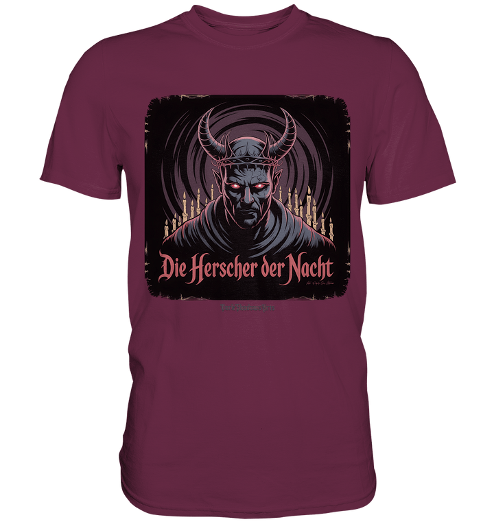 die herrscher der nacht - mystische eleganz und düstere magie - Premium Shirt | Unisex - Shirts | Dark Shadows Arts