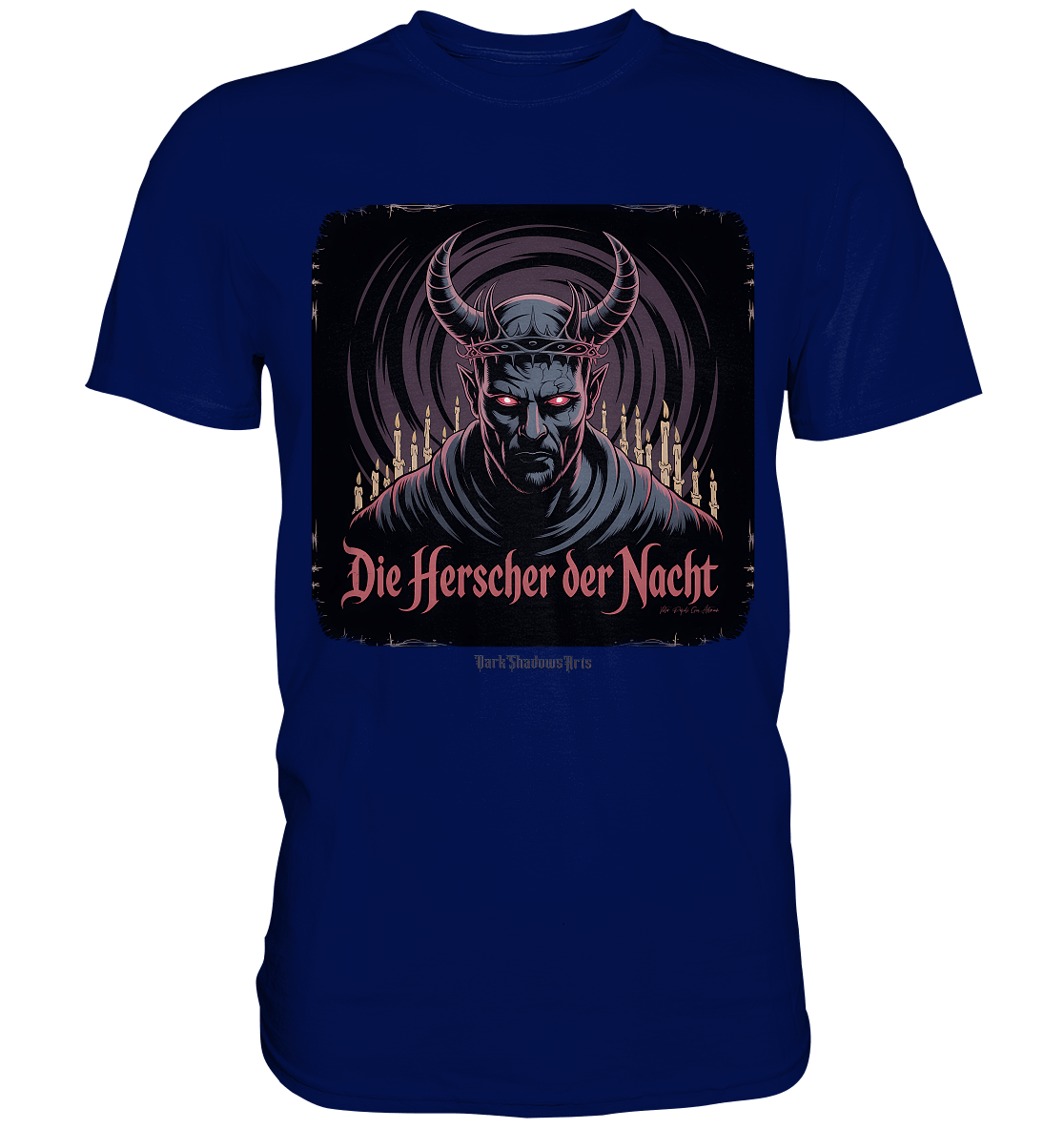 die herrscher der nacht - mystische eleganz und düstere magie - Premium Shirt | Unisex - Shirts | Dark Shadows Arts