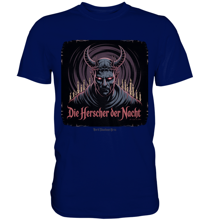 die herrscher der nacht - mystische eleganz und düstere magie - Premium Shirt | Unisex - Shirts | Dark Shadows Arts