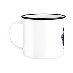 Die Königin der Schattenflügel – Emaille Tasse | Mug | Dark Shadows Arts