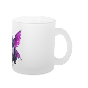 Die Königin der Schattenflügel – Glas - Tasse satiniert | Mug | Dark Shadows Arts