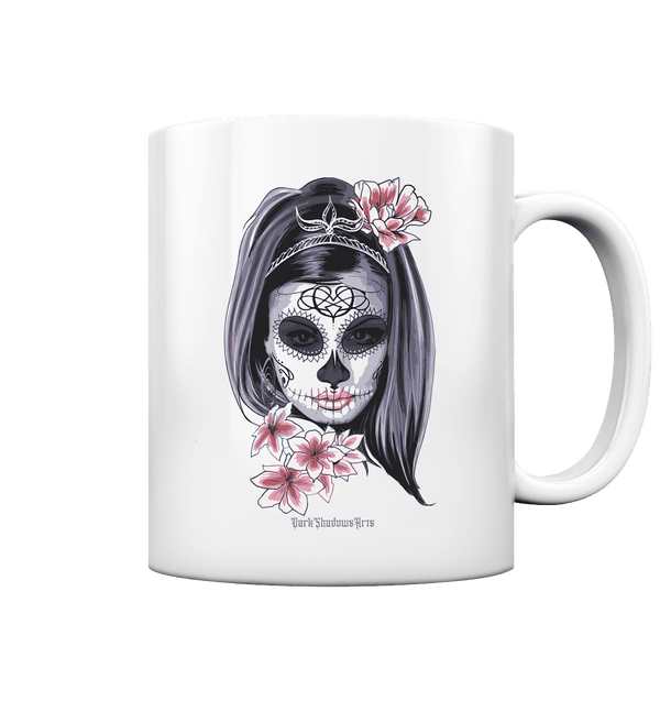 Die Schönheit des Lebens und des Todes - Tasse glossy | Trinkgefäße | Dark Shadows Arts