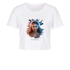 Die Wächterin des Nebels - Ladies Cropped Tee | T-Shirt | Dark Shadows Arts