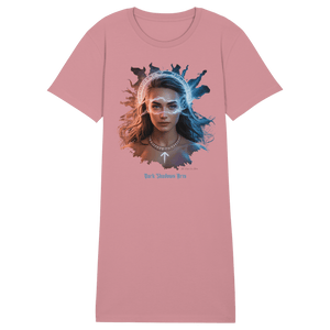 Die Wächterin des Nebels - Ladies Organic Shirt Dress - Ladies Organic Shirt Dress | Lady - Shirts | Dark Shadows Arts