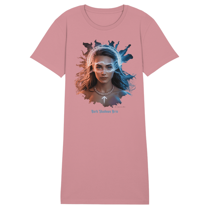 Die Wächterin des Nebels - Ladies Organic Shirt Dress - Ladies Organic Shirt Dress | Lady - Shirts | Dark Shadows Arts